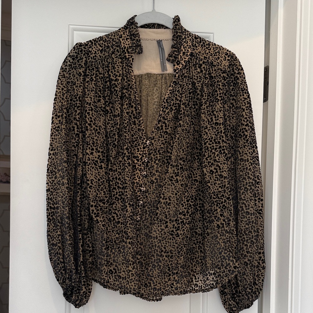 Leopard Print Women's Top